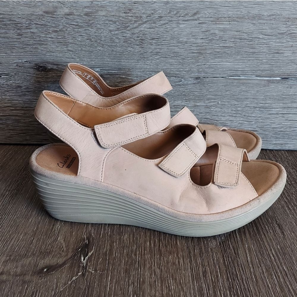 Clarks Women's Reedly Juno Wedge Sandals 9W
